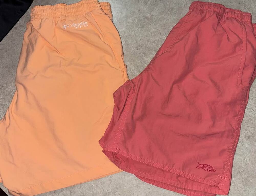 Columbia PFG and AFTCO Fishing Shorts (Youth XL)
